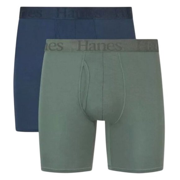 Premium Hanes Men's SuperSoft Boxer Briefs 2pk XL (4141) - Picture 2 of 4